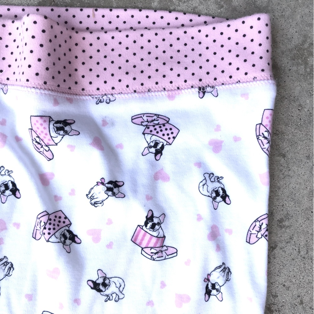 Adorable Frenchie Print Knit Lounge Pants - Picture 2 of 4